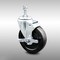 Service Caster 5 Inch SS Hard Rubber Wheel Swivel 3/8 Inch Threaded Stem Caster with Brake SCC SCC-SSTS20S514-HRS-TLB-381615 - alternate 1
